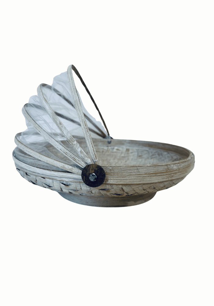 TACA BAMBUSOWA ROYAL S BIAŁA