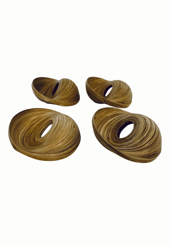 ZESTAW 4 OBRĄCZEK NA SERWETKI ELLE W STYLU BOHO