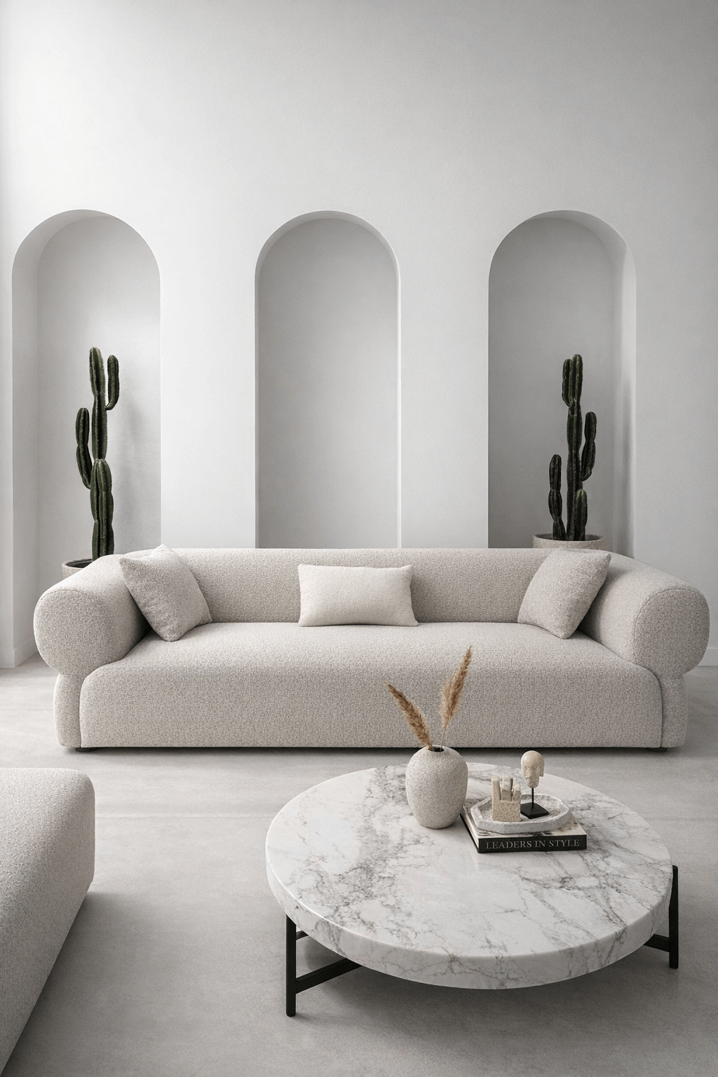 ZESTAW WYPOCZYNKOWY MILANO BEŻ SOFA 3-OSOBOWA I 2 FOTELE