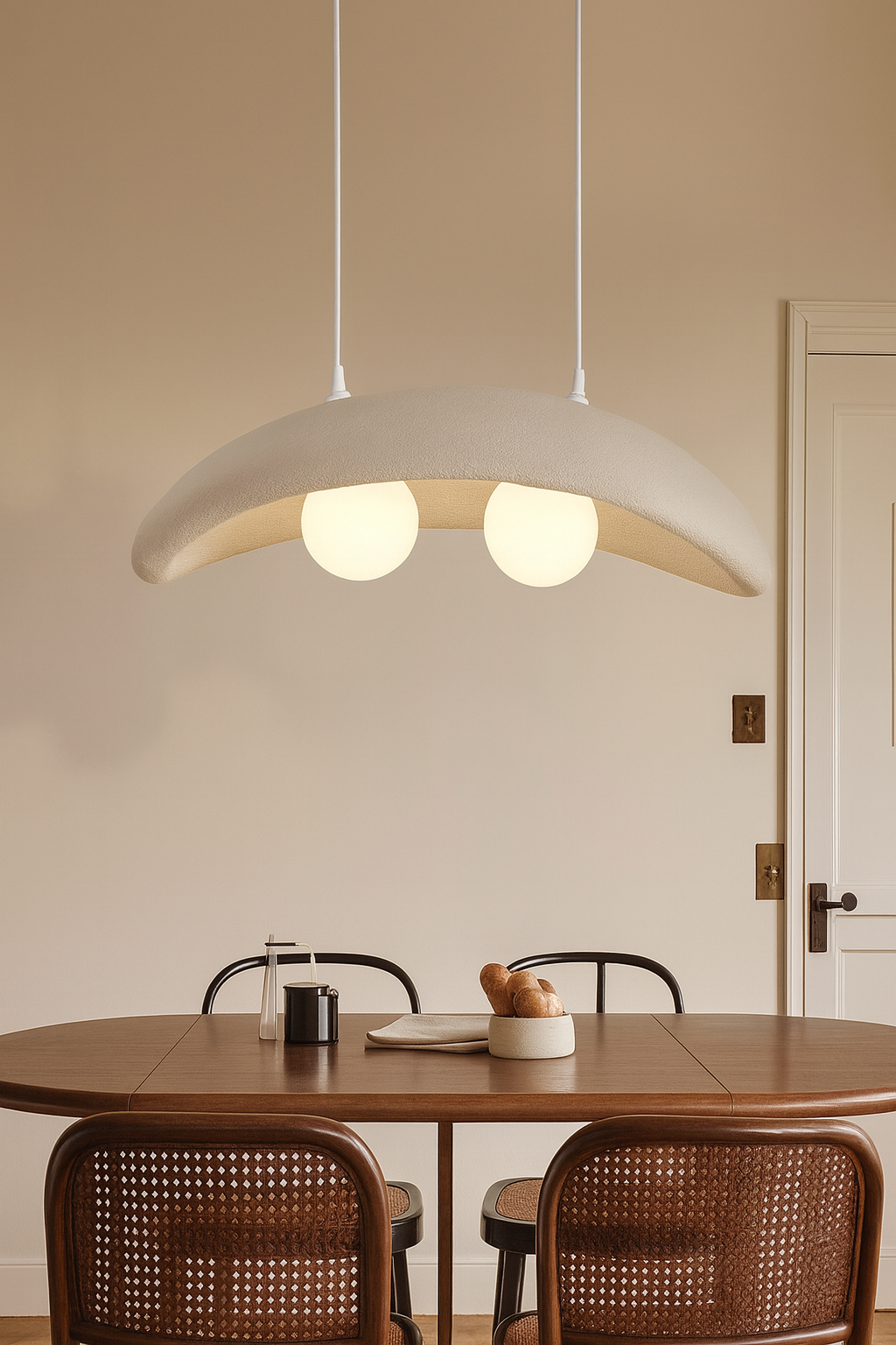 LAMPA WISZĄCA SHIRO BIAŁA