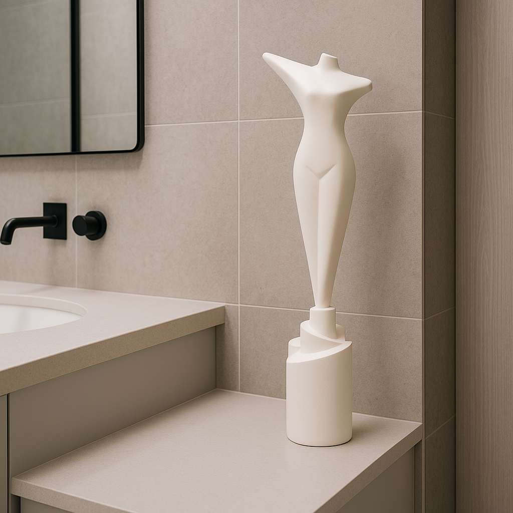 FIGURKA DEKORACYJNA ARMANDA BIAŁA