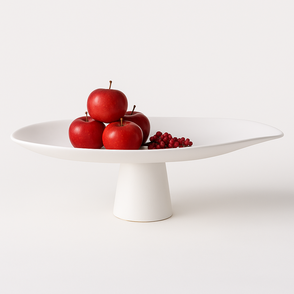 ZESTAW DWÓCH PATER PAELLO BIAŁE