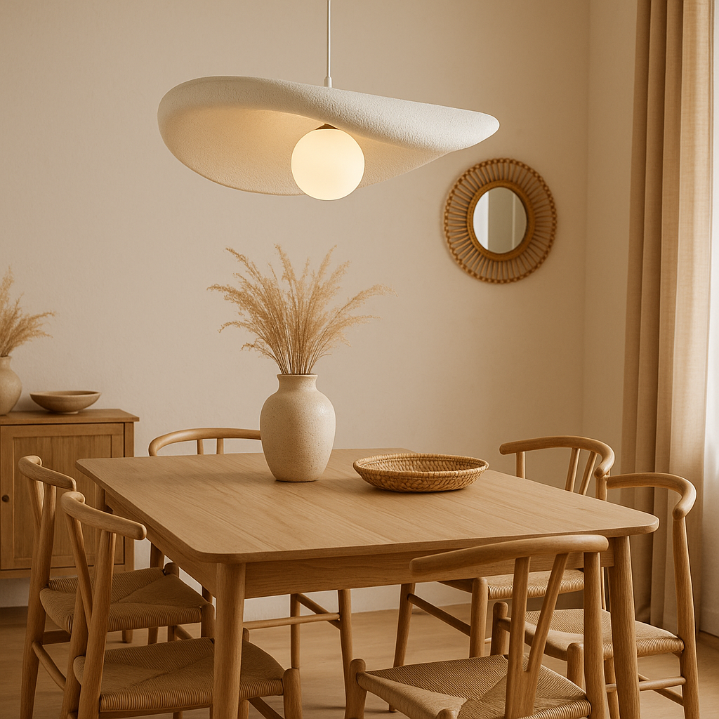 LAMPA WISZĄCA NAMI  BIAŁA