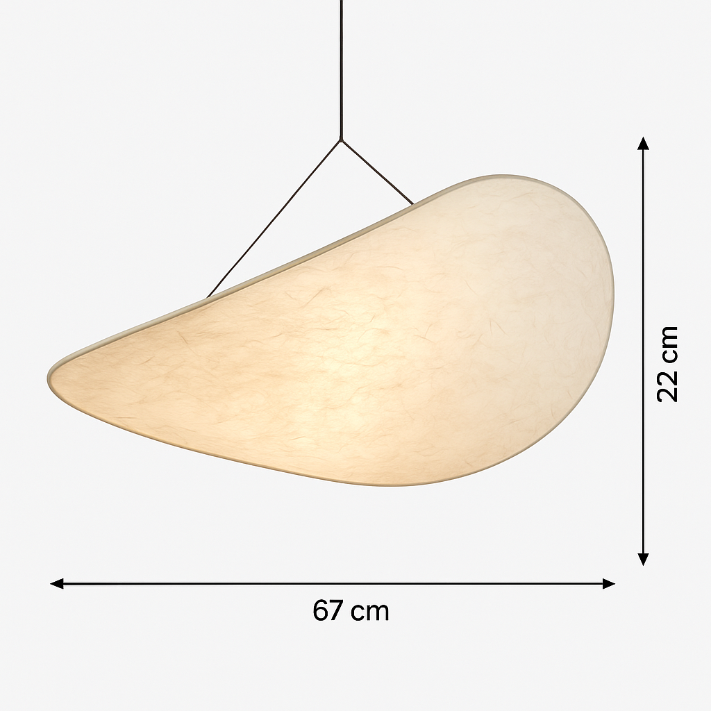 LAMPA WISZĄCA HIKARI M BIAŁA