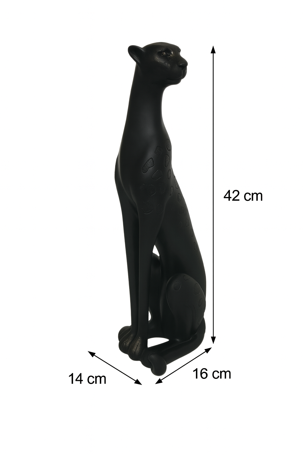 FIGURKA DEKORACYJNA CHESTER SIEDZĄCY