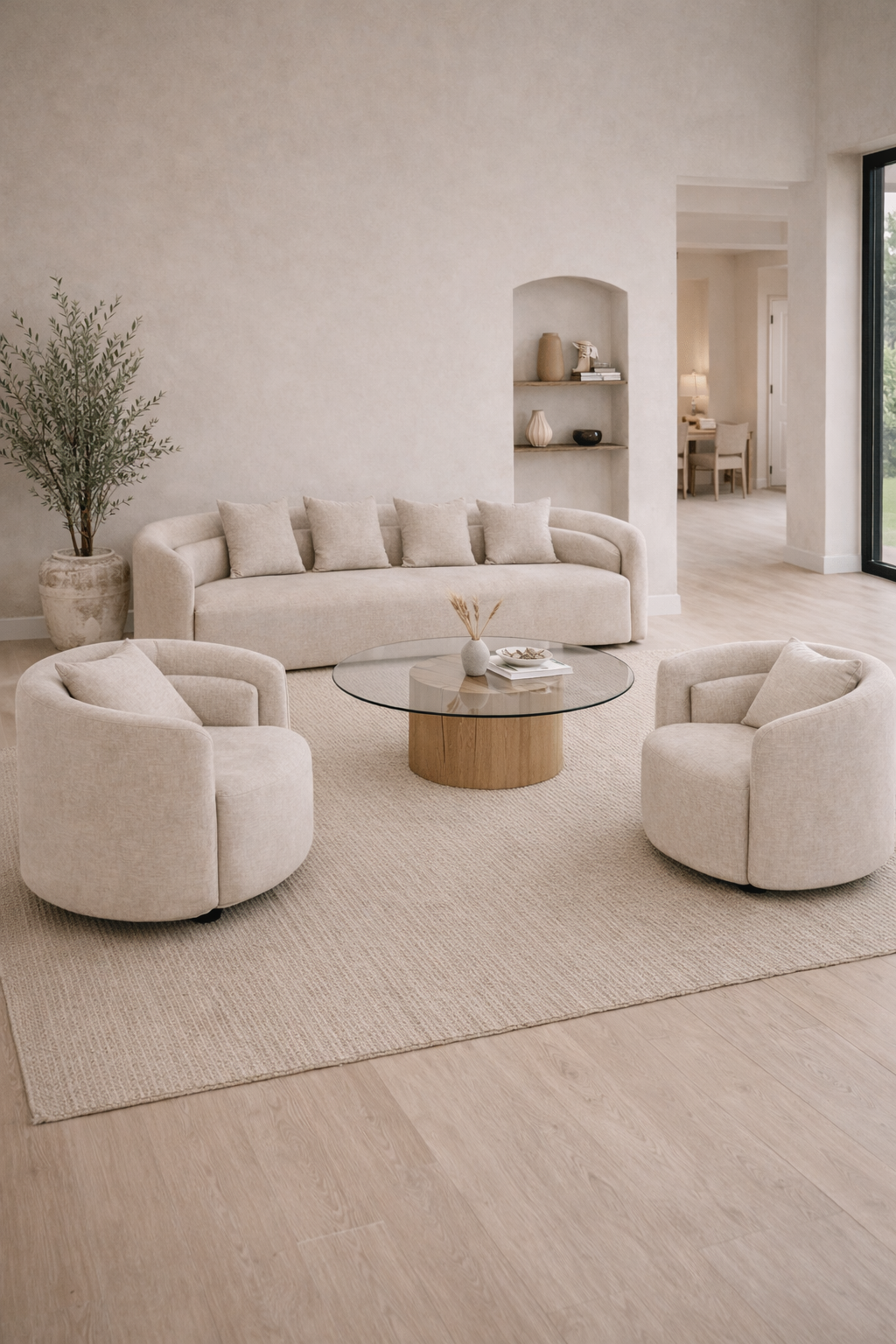 ZESTAW WYPOCZYNKOWY BELLARIS SOFA 3-OSOBOWA I 2 FOTELE