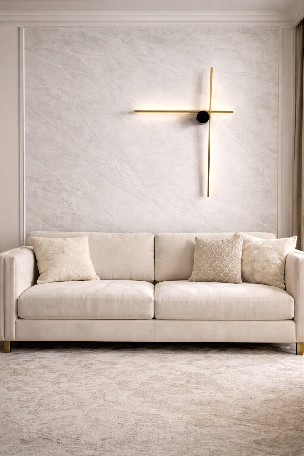 LAMPA ŚCIENNA PORTEBA ZŁOTO CZARNA