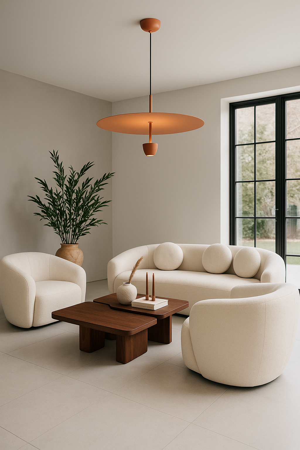 LAMPA WISZĄCA ALUMINIOWA ALTANORA CEGLASTY BRĄZ