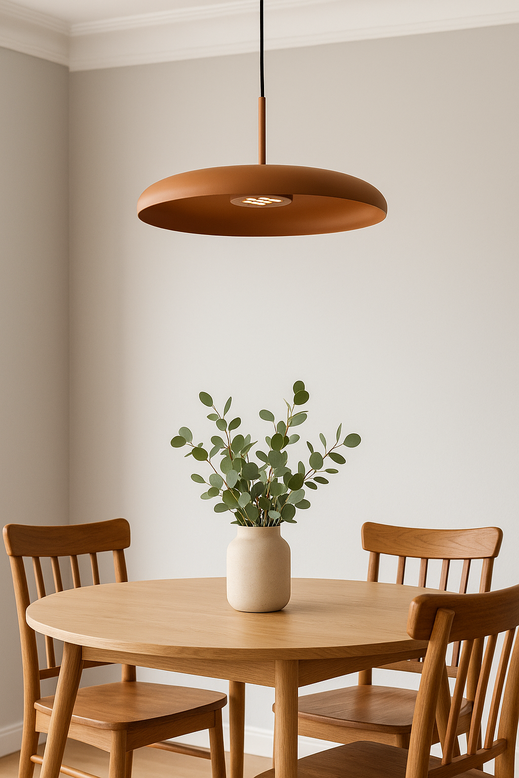 LAMPA WISZĄCA ALUMINIOWA METEORRA BRĄZOWA