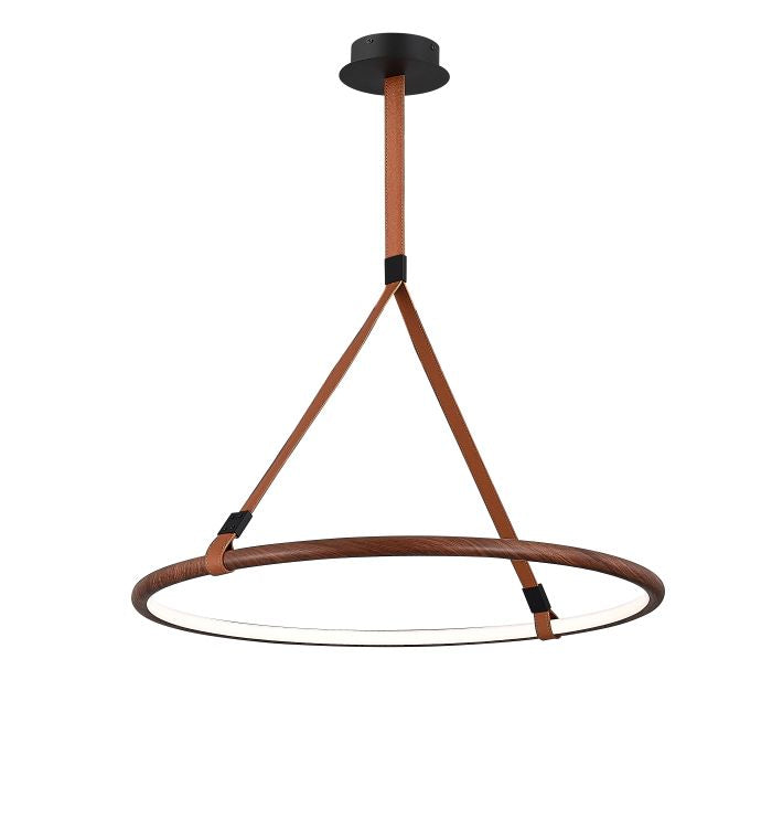 LAMPA WISZĄCA MIRESTA M IMITACJA DREWNA