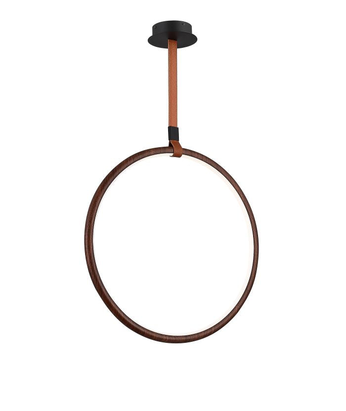 LAMPA WISZĄCA MARENTA S IMITACJA DREWNA