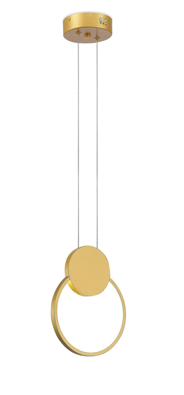 LAMPA WISZĄCA LUMINARIS ZŁOTA