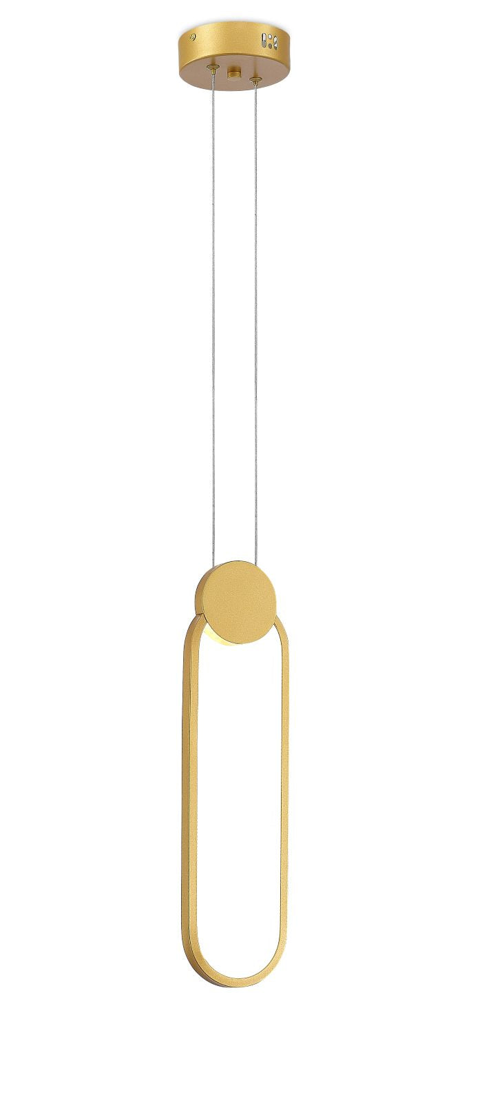 LAMPA WISZĄCA CASTORO ZŁOTA