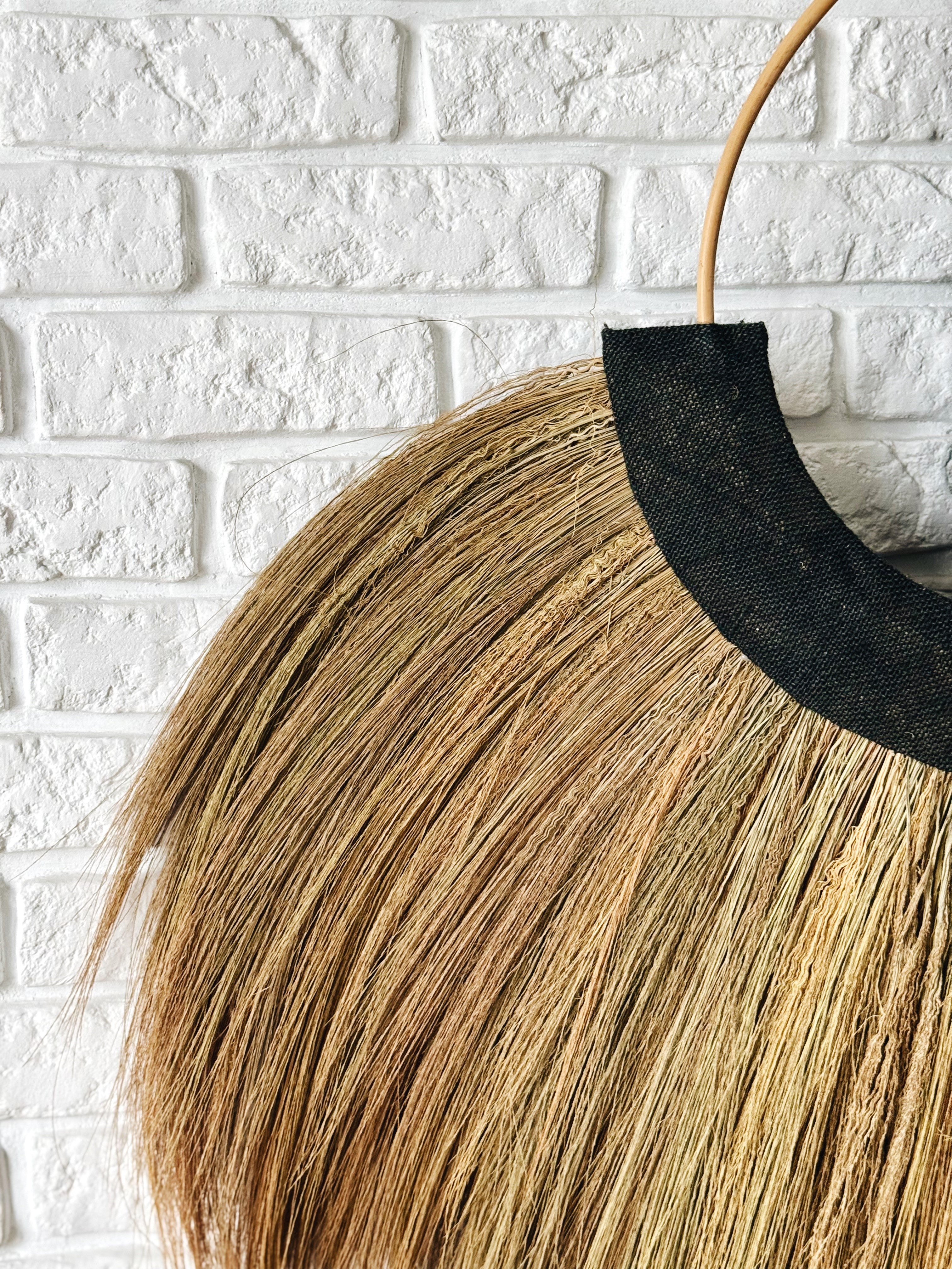 DEKORACJA ŚCIENNA TRAWA MORSKA NATURALNA