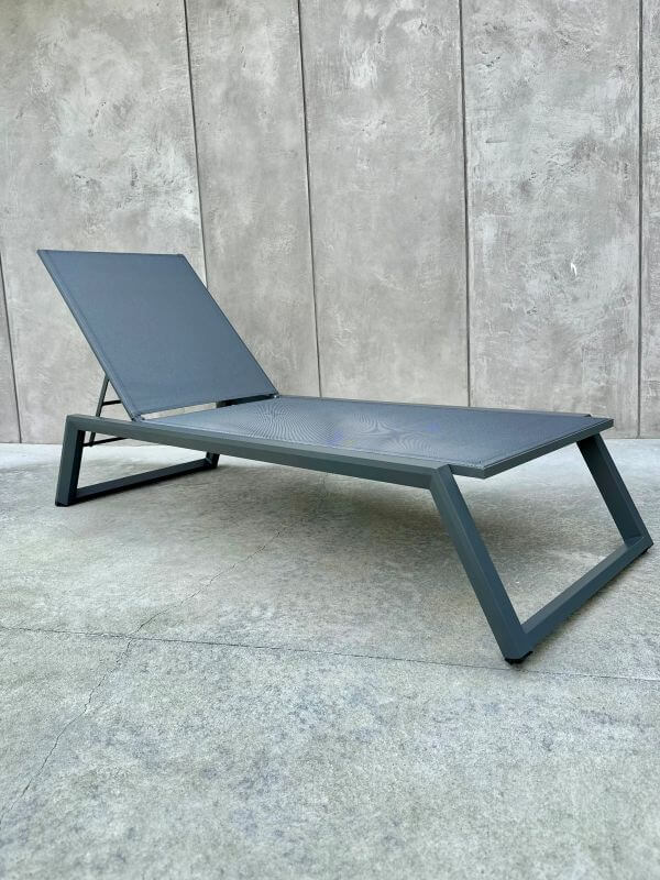 ALUMINIOWY LEŻAK SERENE SZARY