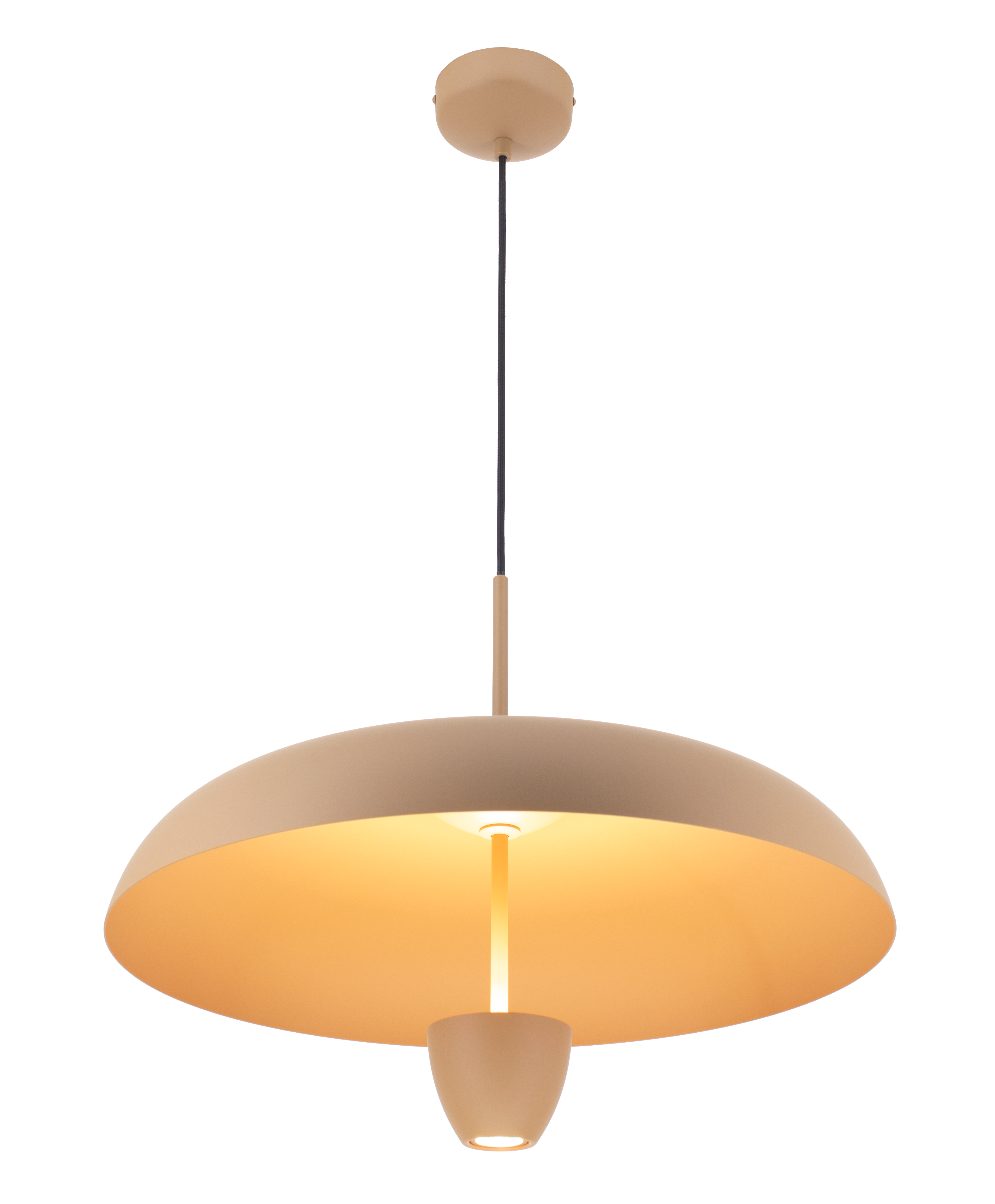 LAMPA WISZĄCA ALUMINIOWA VESPERA BRĄZOWA