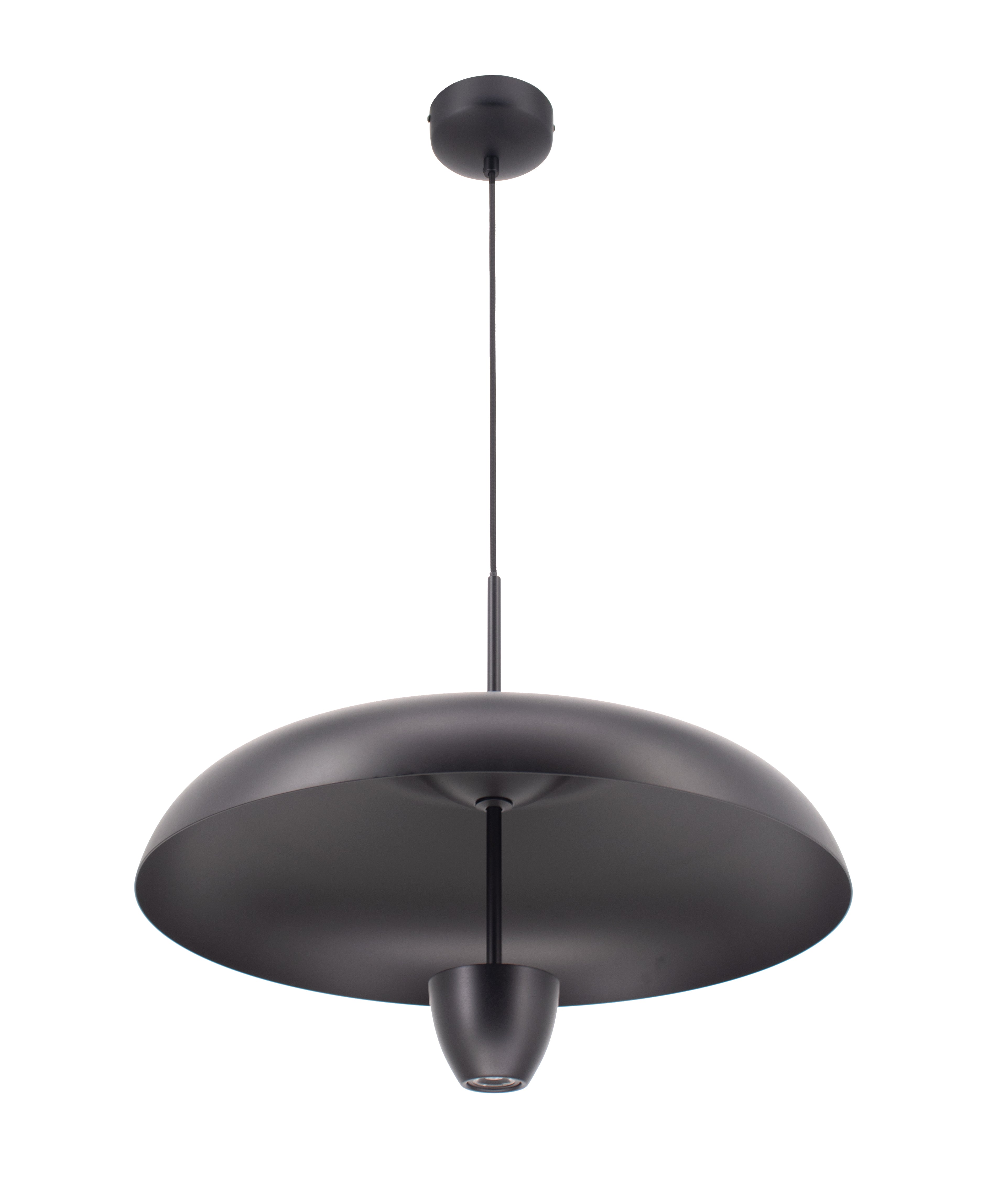 LAMPA WISZĄCA ALUMINIOWA VESPERA CZARNA