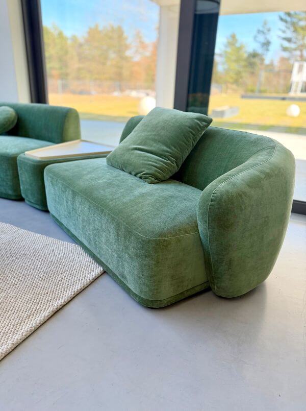 5-CZĘŚCIOWA MODUŁOWA SOFA AMARONE LUX – ZIELONA