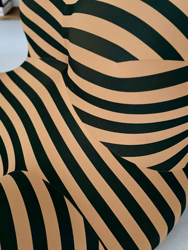 FOTEL VALERIAN BEŻ/CZARNY