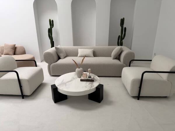 SOFA TRZYOSOBOWA MILANO BEŻOWA ELEGANCJA I KOMFORT W WYJĄTKOWYM STYLU