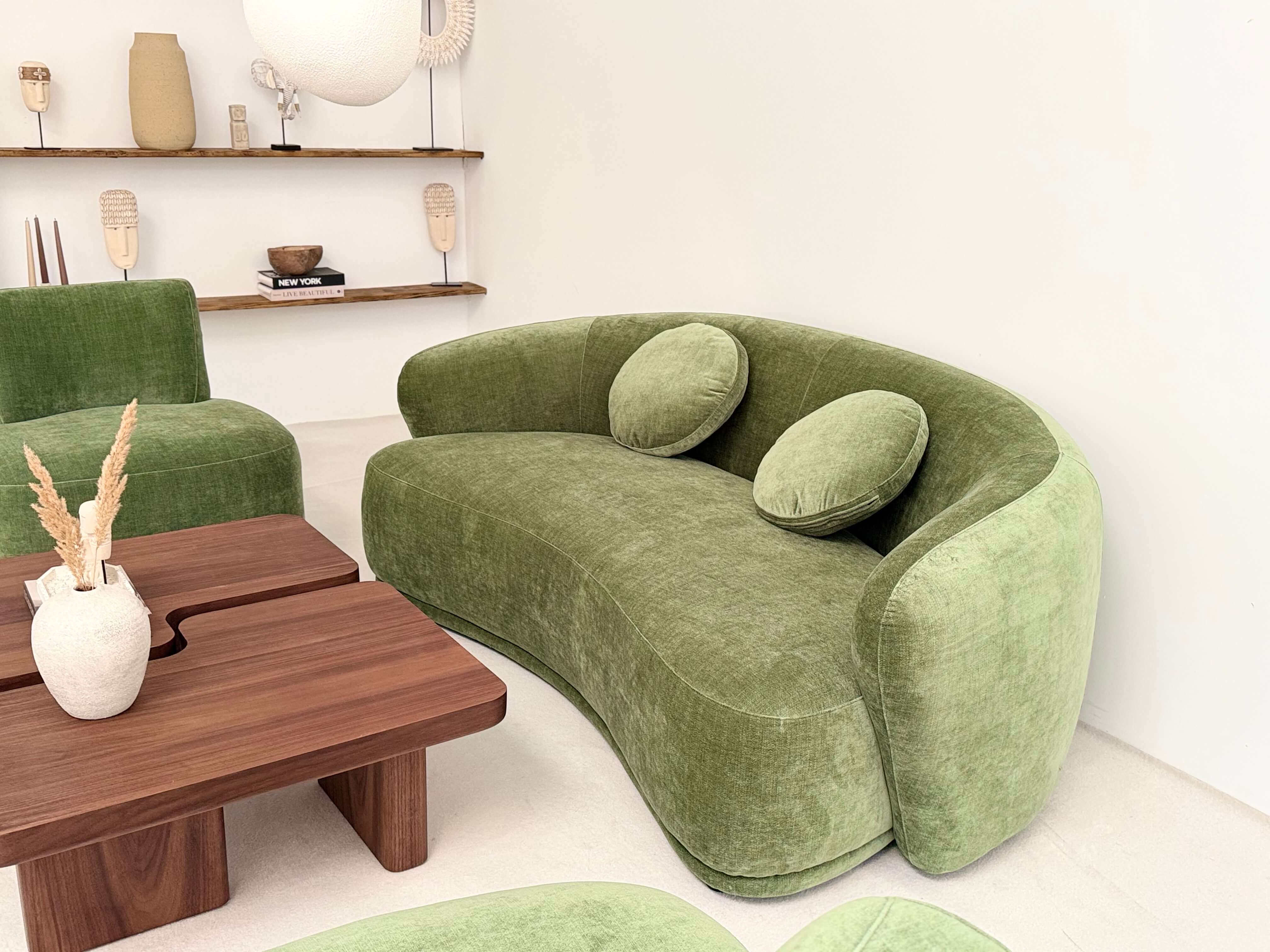 SOFA DWUOSOBOWA AMARONE VITA ZIELONA ELEGANCJA I WYGODA