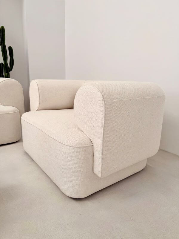 FOTEL BELAGIO KREMOWY NOWOCZESNY DESIGN I WYJĄTKOWY KOMFORT