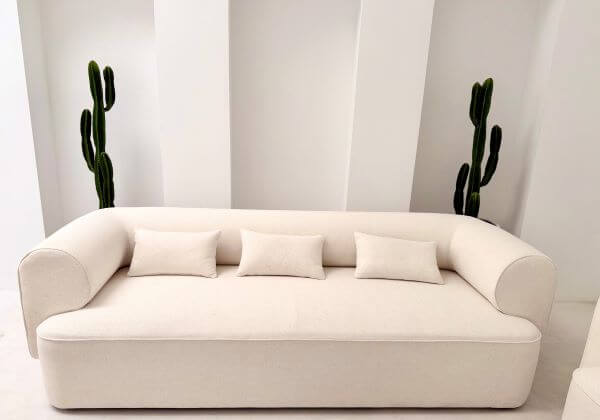 SOFA TRZYOSOBOWA BELAGIO KREMOWA ELEGANCJA I KOMFORT W NOWOCZESNYM STYLU