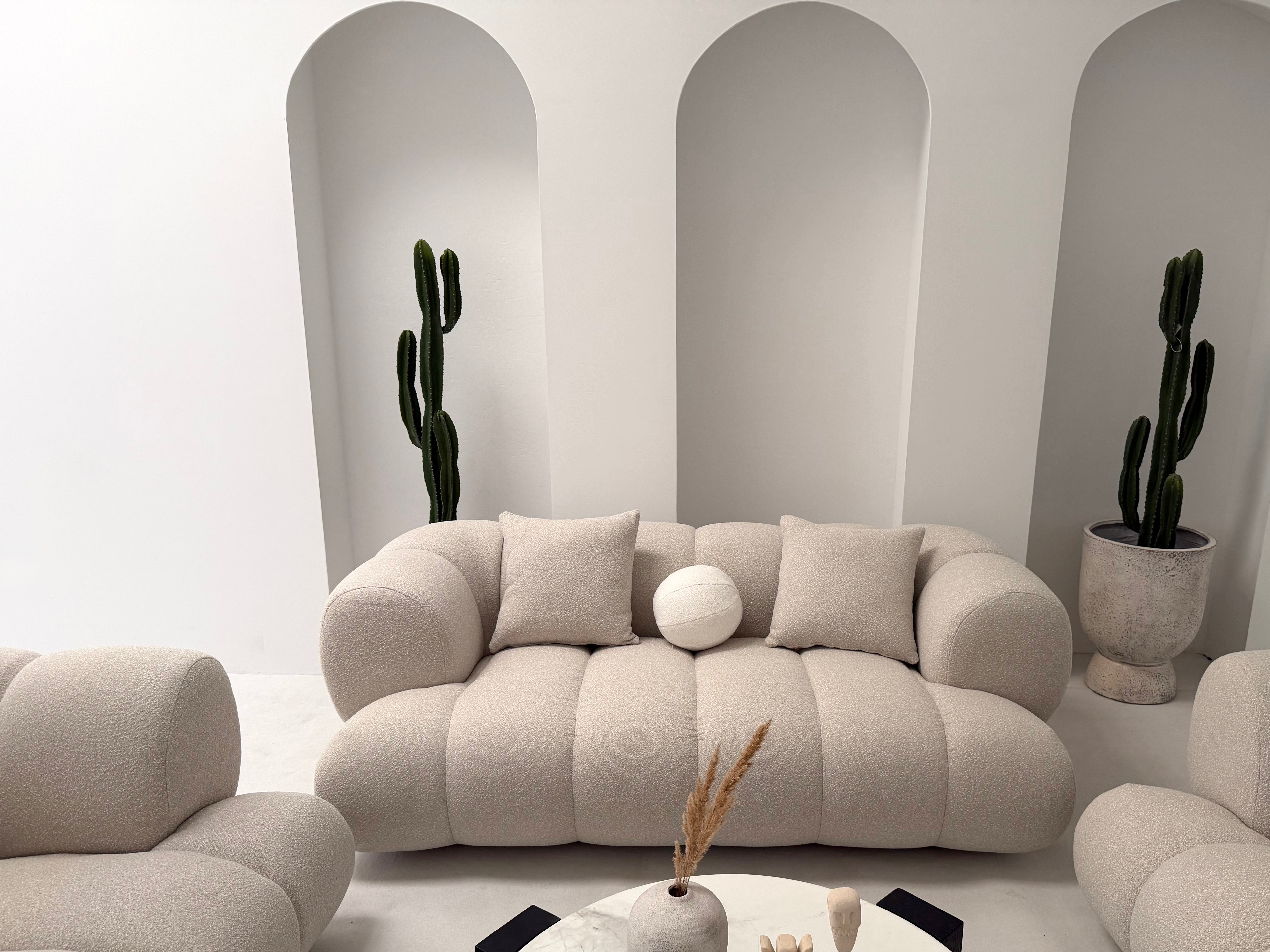 ZESTAW WYPOCZYNKOWY LUNARIO KARMEL SOFA 2-OSOBOWA I 2 FOTELE