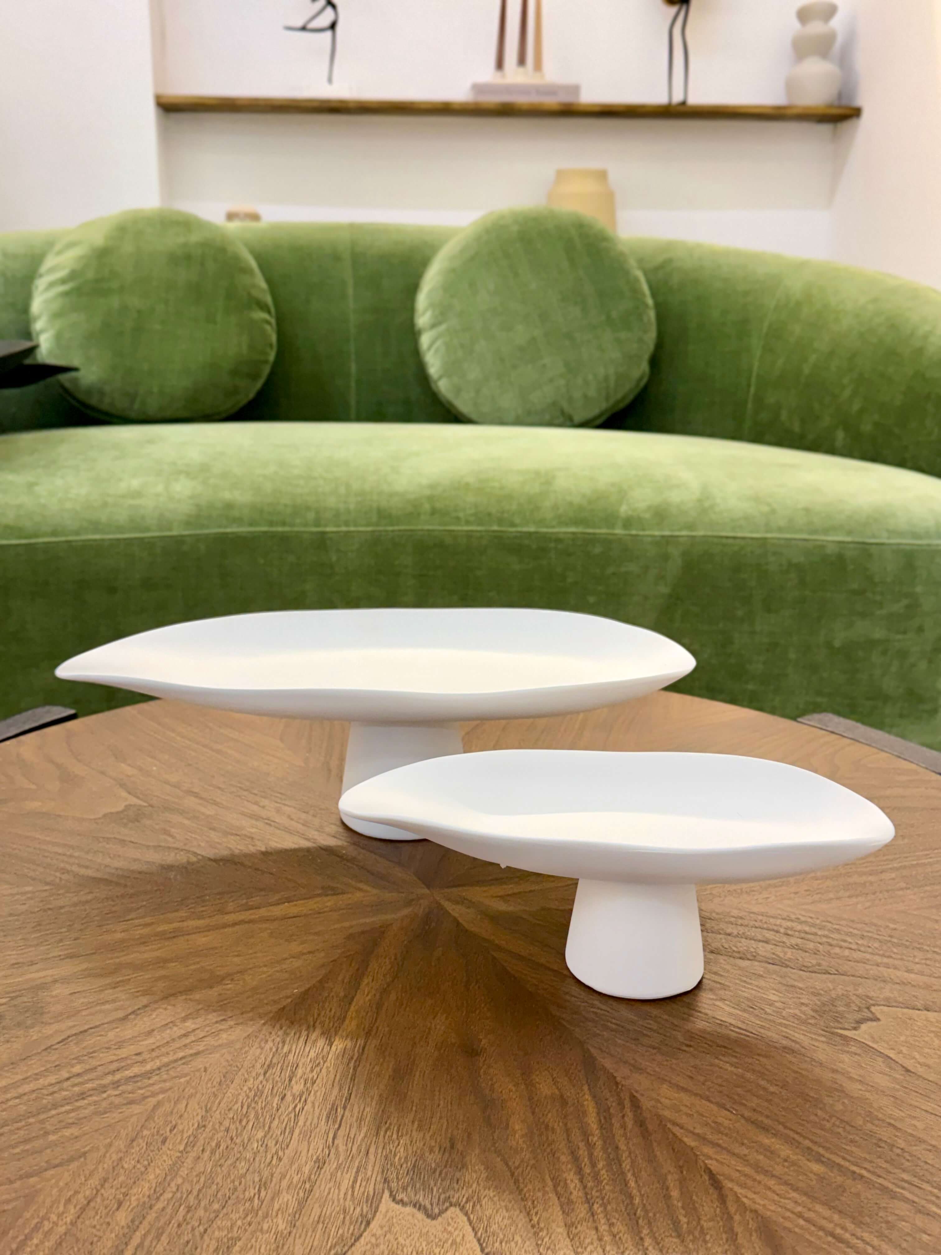 ZESTAW DWÓCH PATER PAELLO BIAŁE