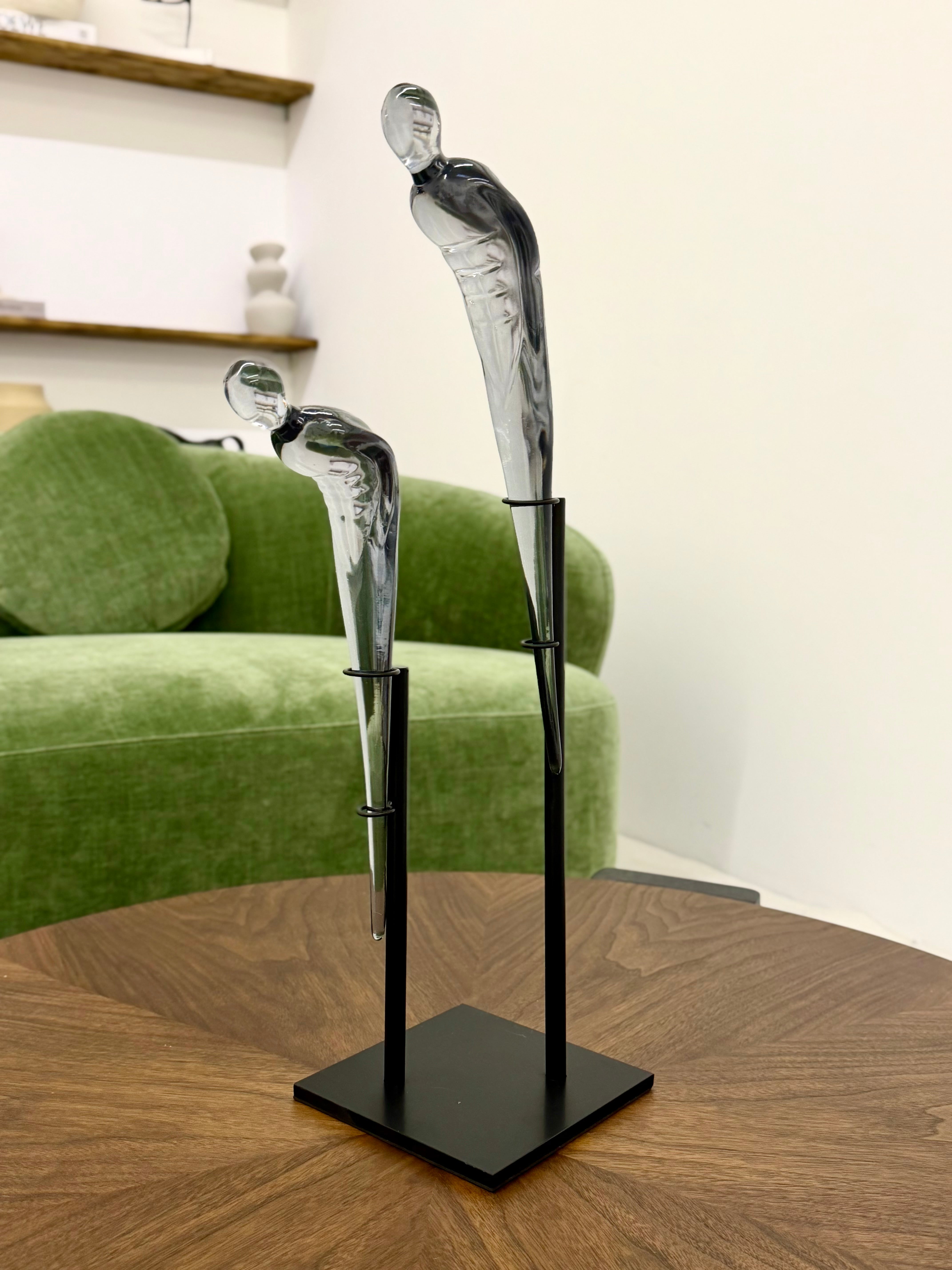 FIGURKA DEKORACYJNA DUOLI SZARA