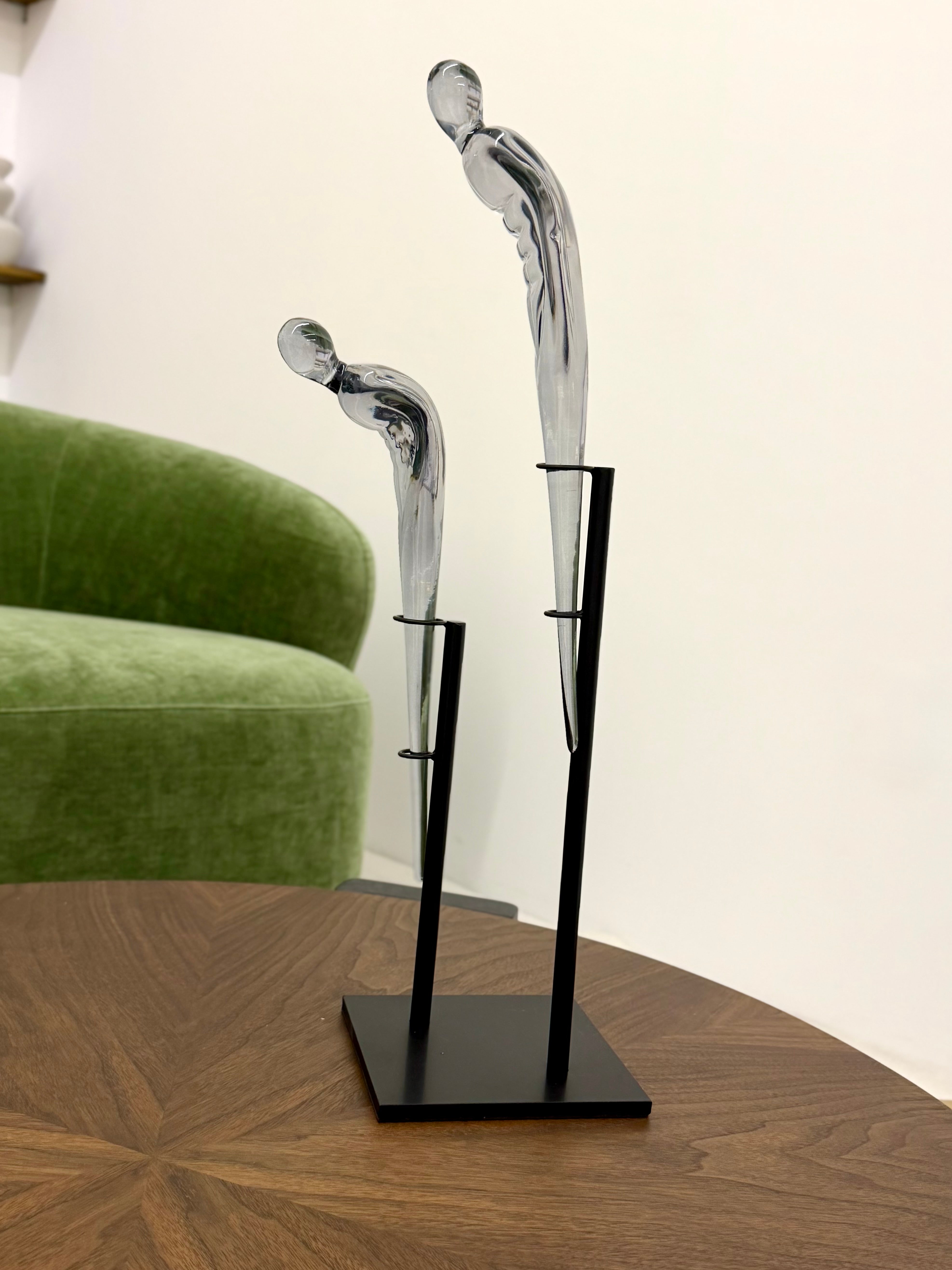 FIGURKA DEKORACYJNA DUOLI SZARA