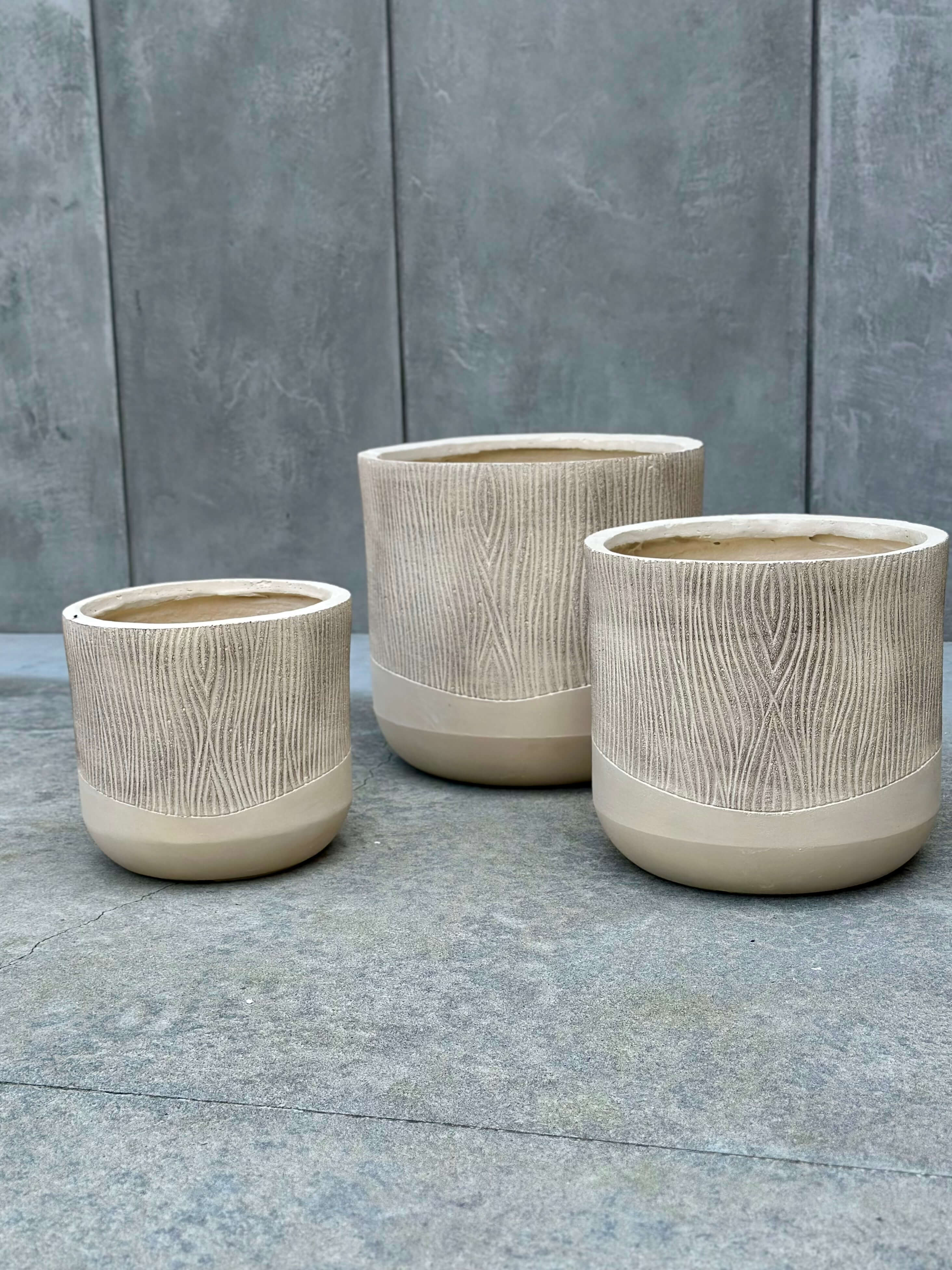 ZESTAW DONICZEK ALETTO  SAND