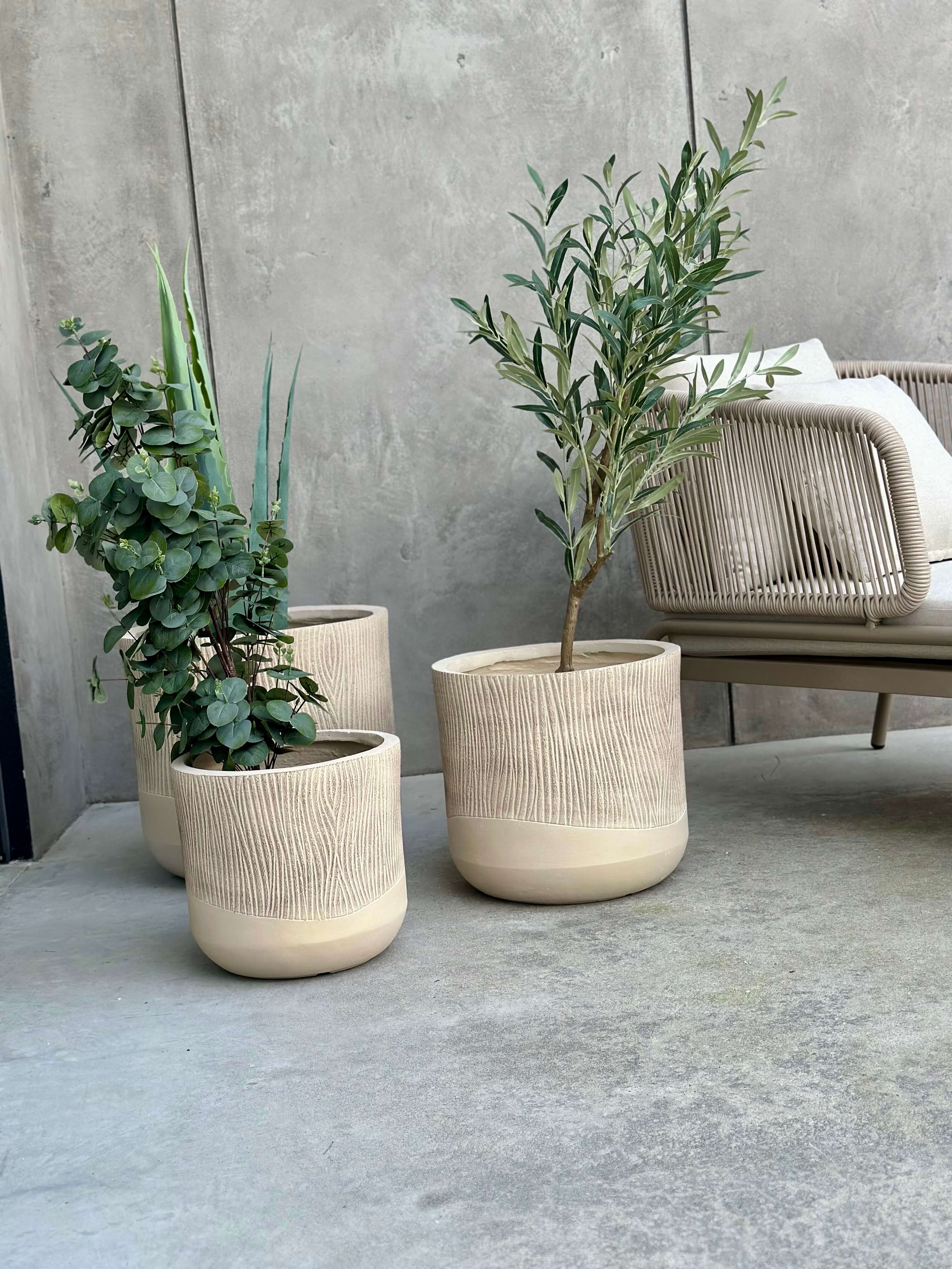 ZESTAW DONICZEK ALETTO  SAND