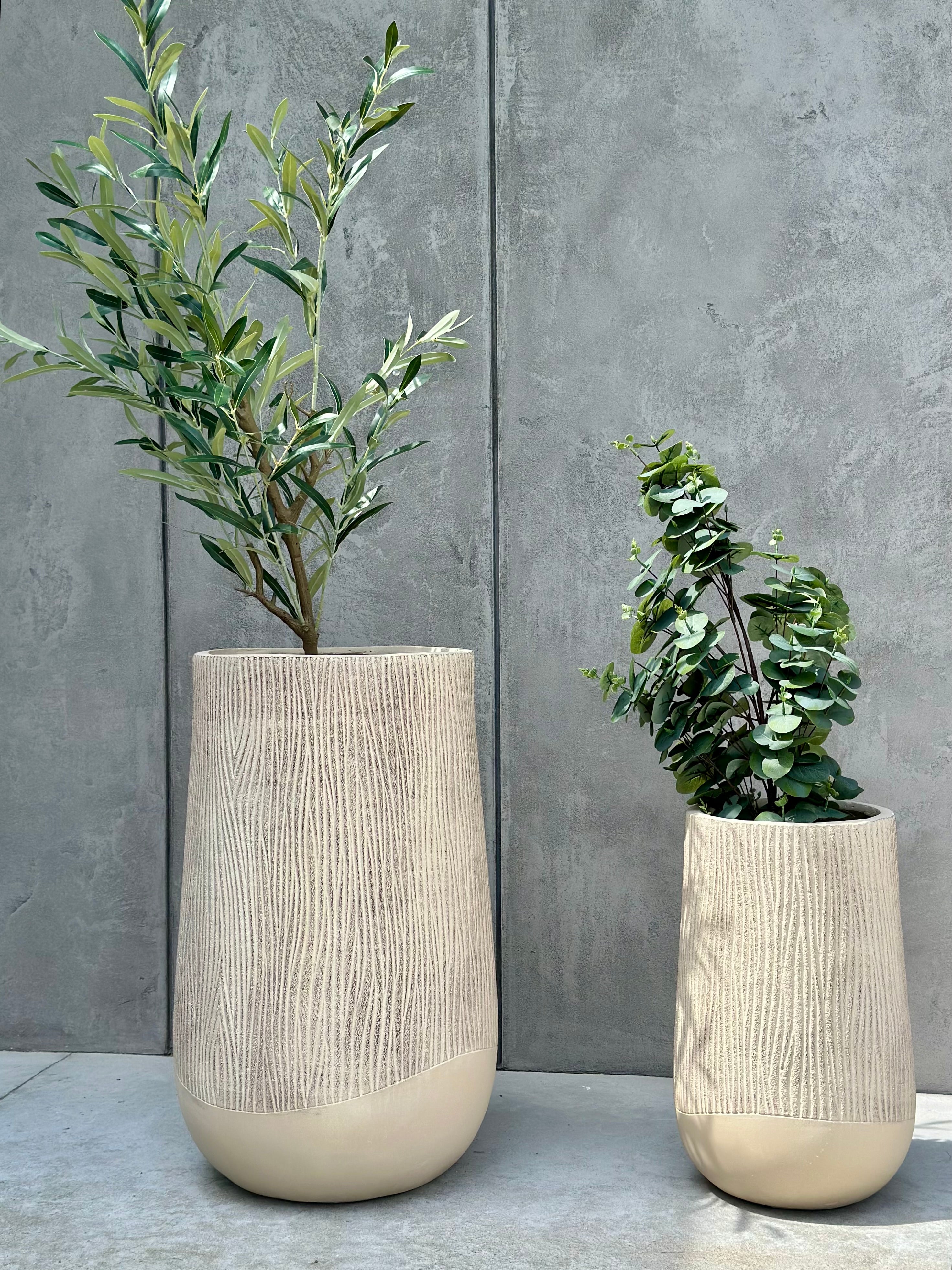 ZESTAW DONICZEK ALETTO SAND TALL