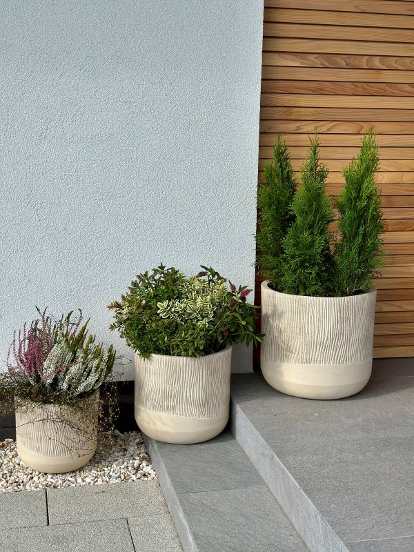 ZESTAW DONICZEK ALETTO  SAND