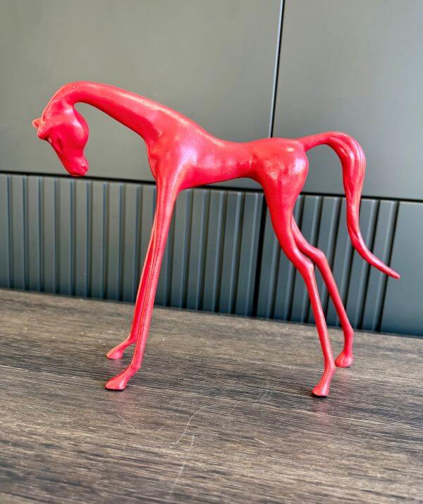 ZESTAW DWÓCH FIGUREK DEKORACYJNYCH COCO CZERWONE