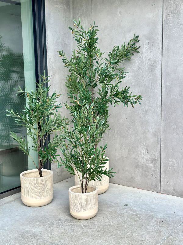 DRZEWKO SZTUCZNE OLIWNE - 150 cm DEKORACJA INSPIROWANA NATURĄ