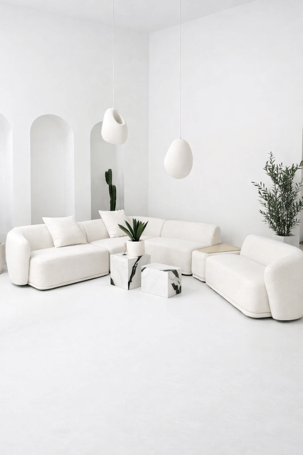 SOFA DWUOSOBOWA Z LEWYM PODŁOKIETNIKIEM AMARONE LUX KREM