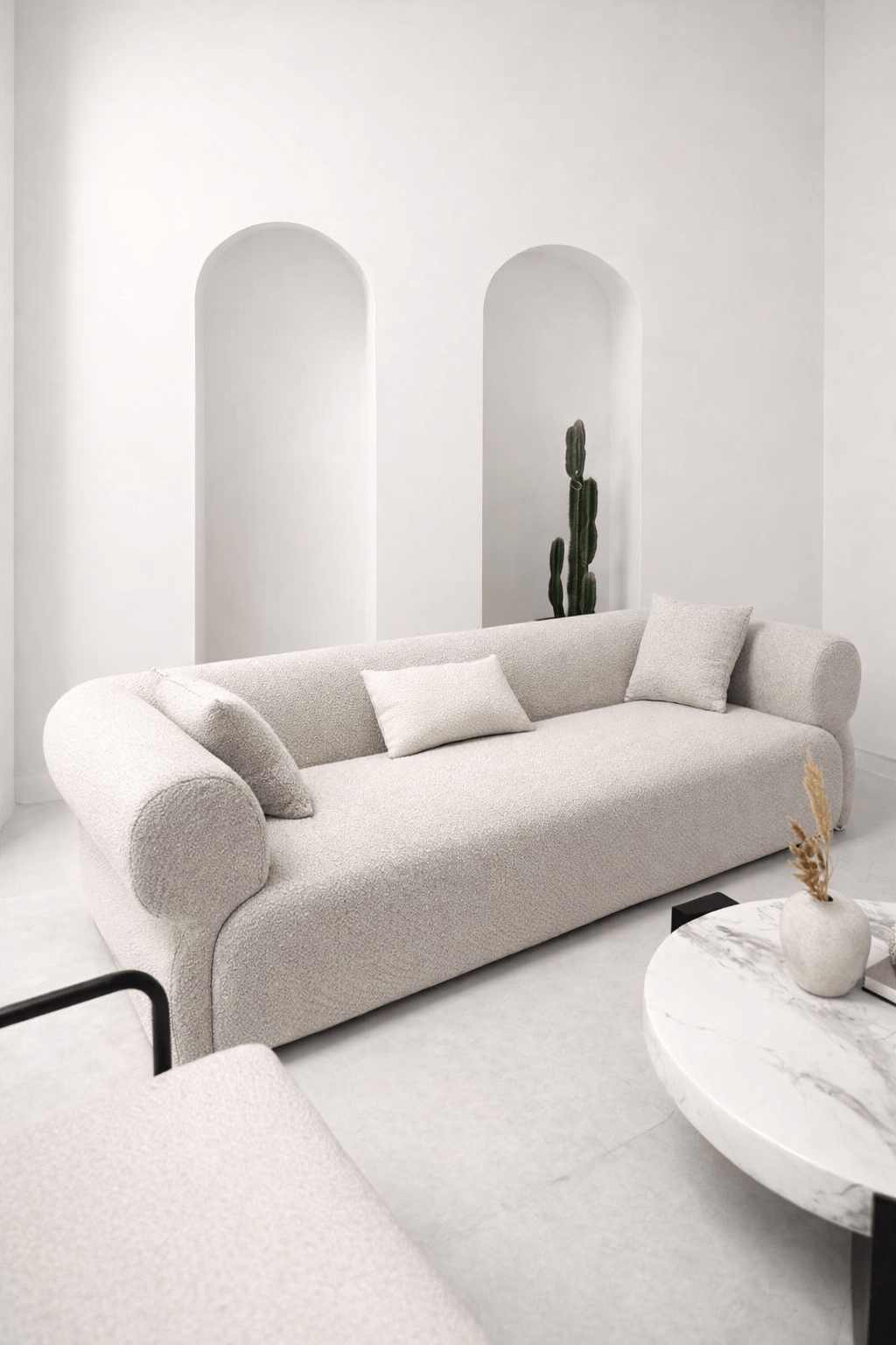 ZESTAW WYPOCZYNKOWY MILANO BEŻ SOFA 3-OSOBOWA I 2 FOTELE