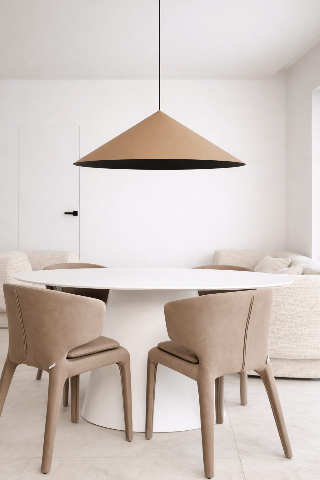 LAMPA WISZĄCA ALUMINIOWA LUMIRRA BRĄZOWA