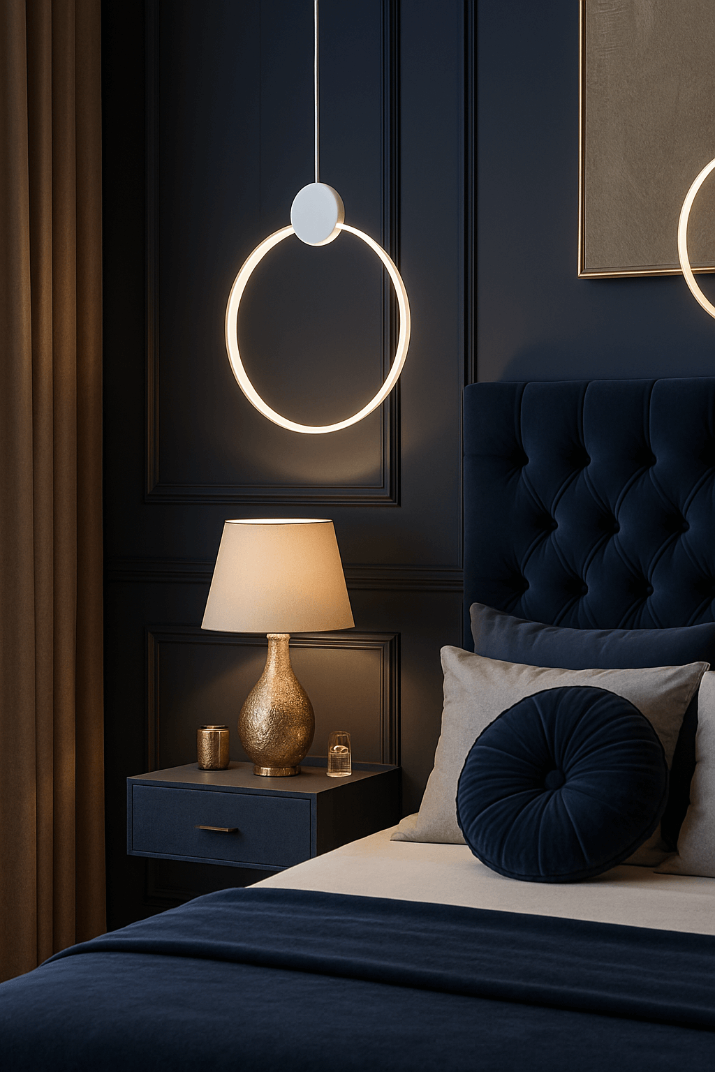 LAMPA WISZĄCA ZAFIRO M BIAŁA