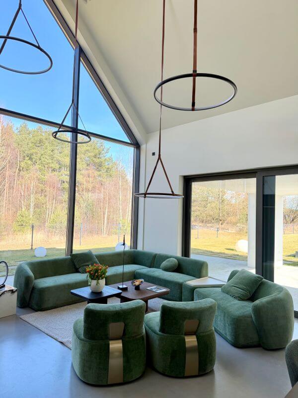 5-CZĘŚCIOWA MODUŁOWA SOFA AMARONE LUX – ZIELONA