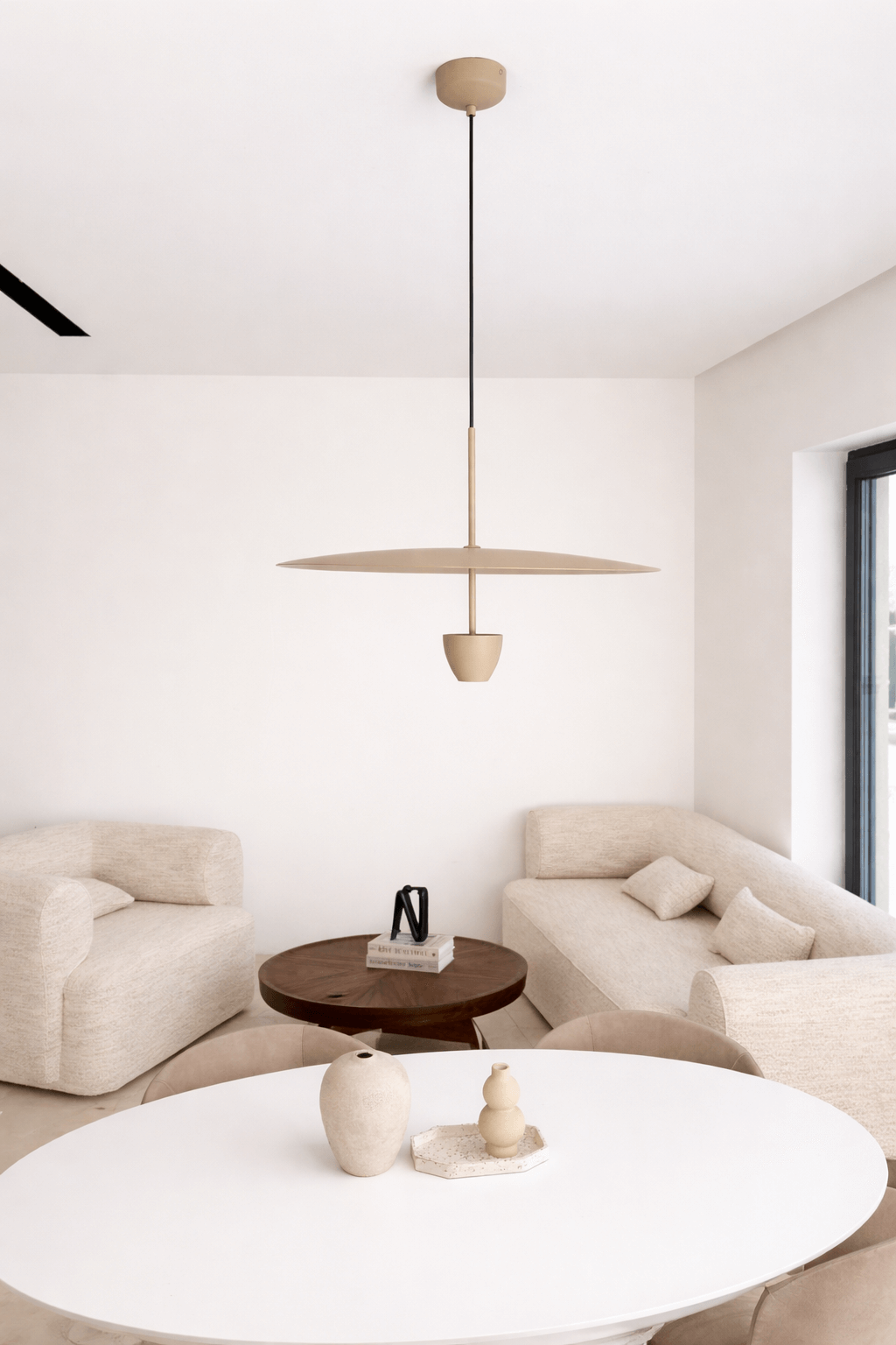 LAMPA WISZĄCA ALUMINIOWA ALTANORA SZAMPAŃSKA