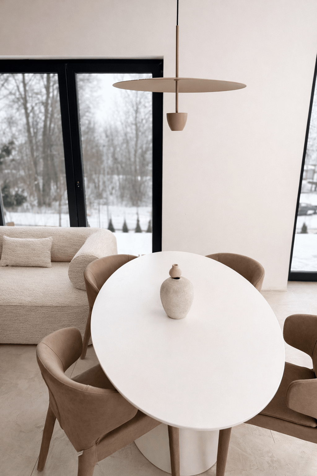 LAMPA WISZĄCA ALUMINIOWA ALTANORA SZAMPAŃSKA