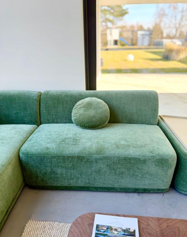 5-CZĘŚCIOWA MODUŁOWA SOFA AMARONE LUX – ZIELONA