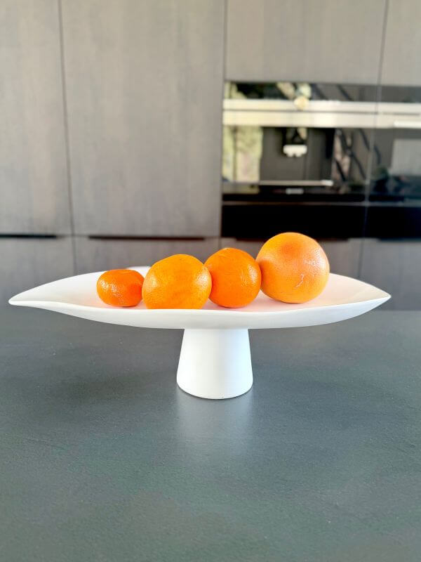 PATERA DEKORACYJNA PAELLO L BIAŁA