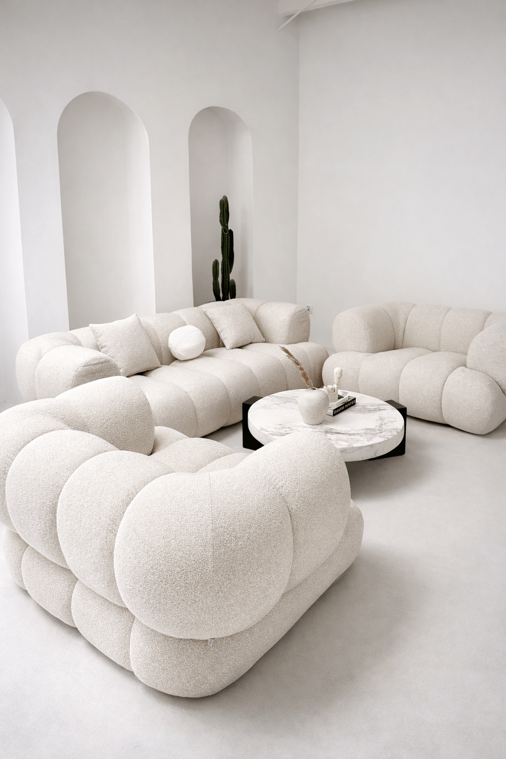 ZESTAW WYPOCZYNKOWY LUNARIO KARMEL SOFA 3-OSOBOWA I 2 FOTELE