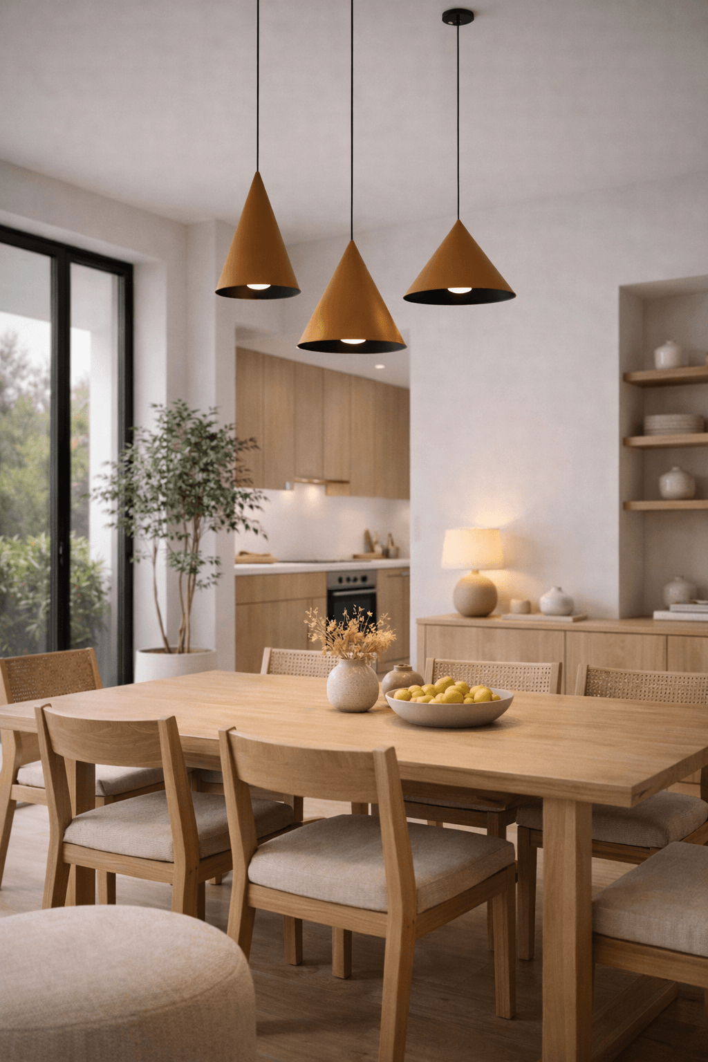 LAMPA WISZĄCA ALUMINIOWA NIRENZA BRĄZOWA