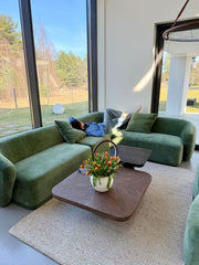 3-CZĘŚCIOWA MODUŁOWA SOFA AMARONE LUX – ZIELONA