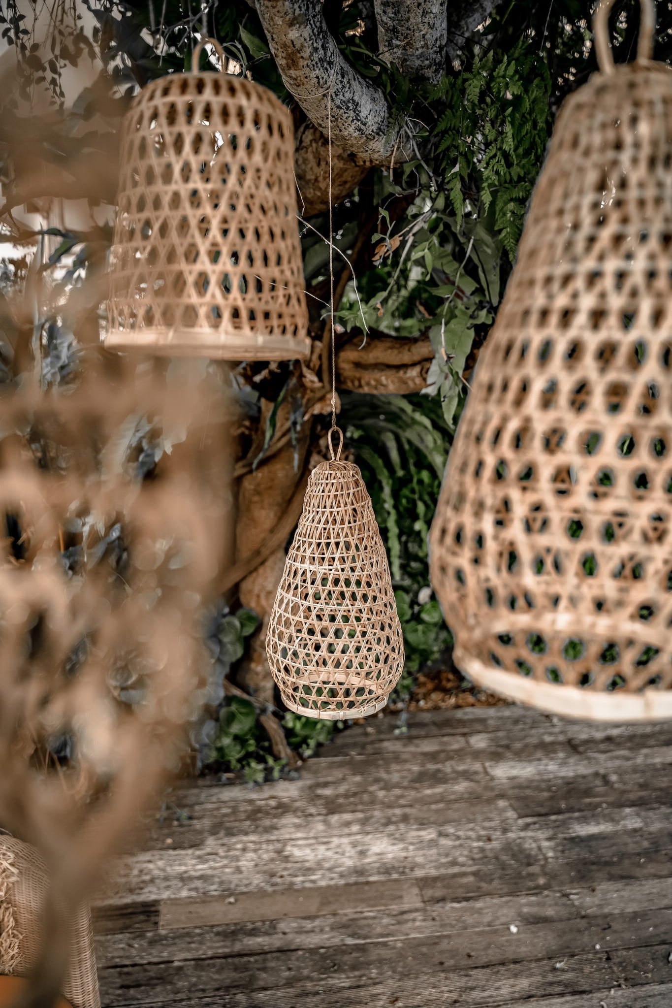 LAMPA  BOHO STOŻEK